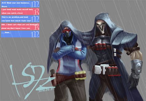 Soldier76 And Reaper By Sillydragon Fur Affinity Dot Net