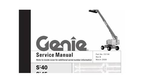Service Manual - Genie Industries | Manualzz