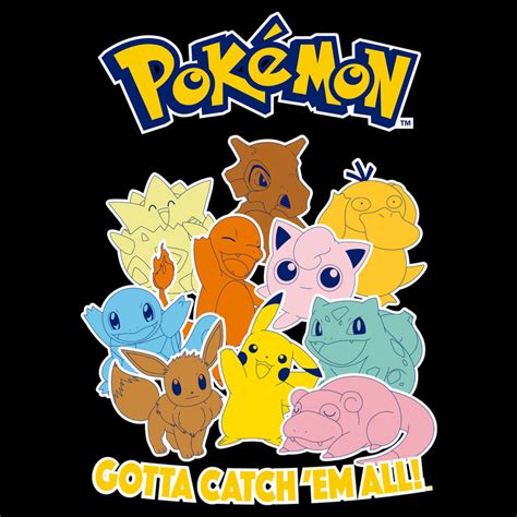 men s pokemon gotta catch em all group t shirt fifth sun