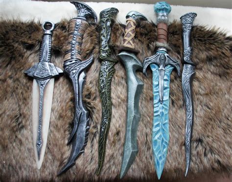 Skyrim Daggers For Sale By Arsynalprops On Deviantart