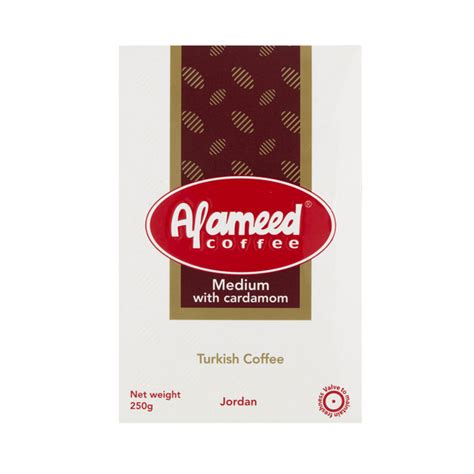 Buy Al Ameed Turkish Coffee With Cardamom Medium G Coles