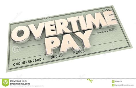 Overtime Extra Added Pay Red Button Light Royalty Free Stock