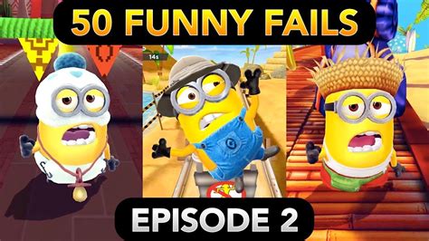 Minion Rush 50 Funny Fails Episode 2 Minion Beach Eduardos House