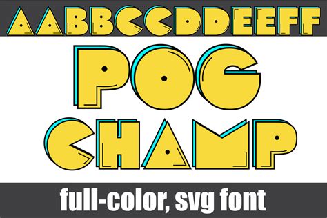 Pog Champ Font By Illustration Ink · Creative Fabrica