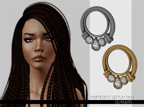 Leah Lilliths Leahlilith Indifferent Septum Ring Septum Ring Sims