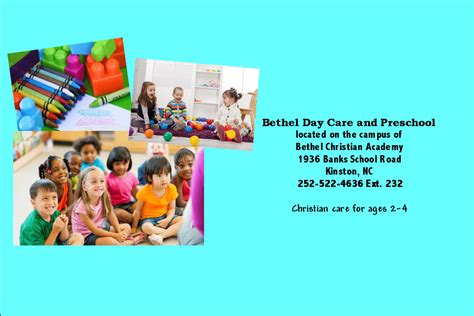 Daycare Banner Bethel Christian Academy