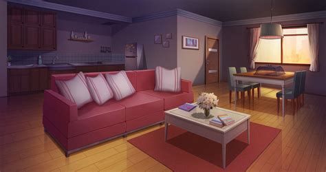 Anime Living Room Background Paperkda