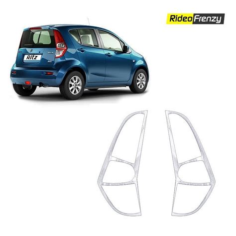 Buy Triple Layer Maruti Ritz Chrome Tail Light Covers At Low Prices