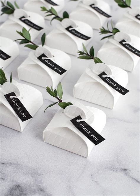 3 simple and modern diy wedding favors homey oh my