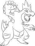 Feraligatr Pokemon Coloring Page Free Printable Coloring Pages On