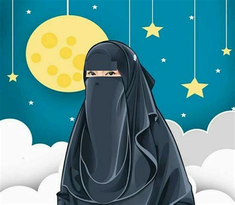 Pin By Ghada Moustafa On Niqab Lovers In 2020 Hijab Cartoon Islamic
