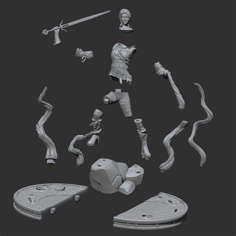 Ciri The Witcher 3 3d Model 3d Printable Cgtrader