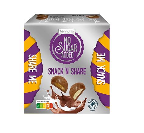 Frankonia CHOCOLAT NO SUGAR ADDED Snack N Share Mix Box 120 G