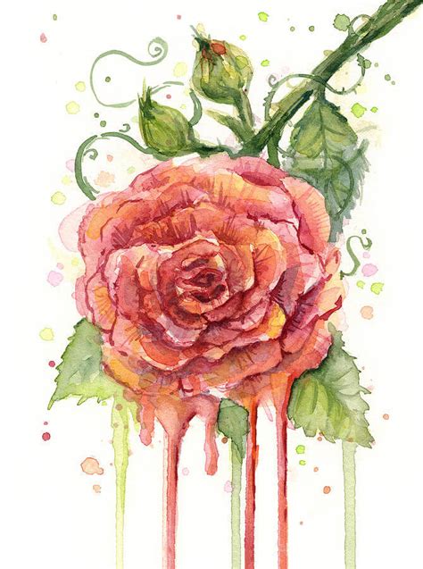 22 Rose Paintings Art Ideas Pictures Images Design Trends