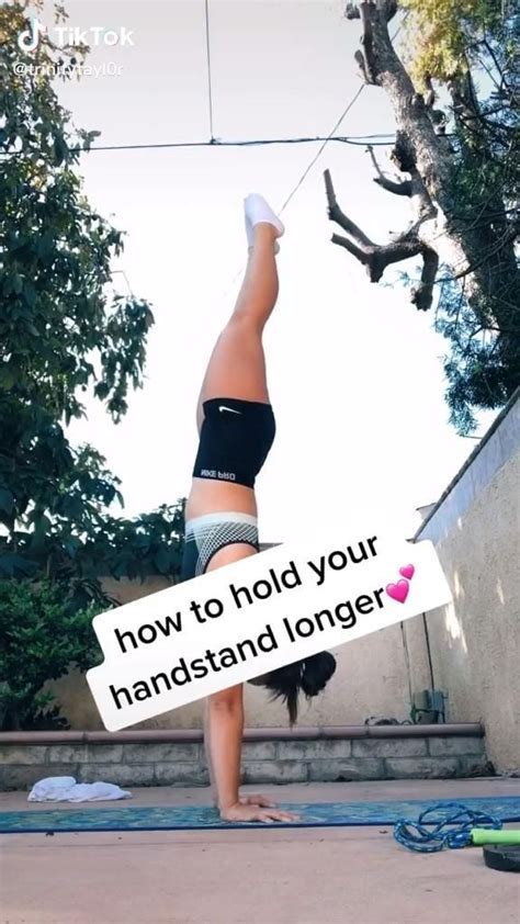 How To Hold A Handstand Longer Video Workout Videos Gymnastics