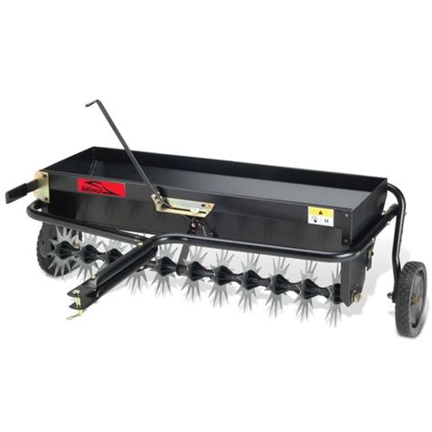 Brinly Capacity Spike Aerator Drop Tow Behind Spreader In The Tow