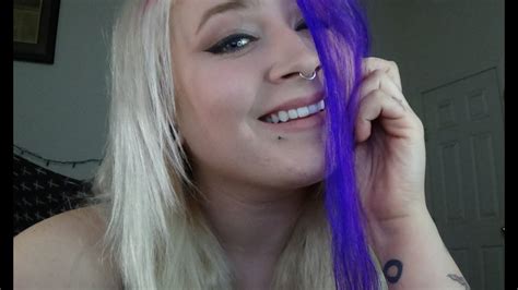 Splat Lusty Lavender Hair Dyereview On Blonde Hair Youtube
