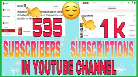 The Difference Between My Subscribers And Subscriptions List Youtube