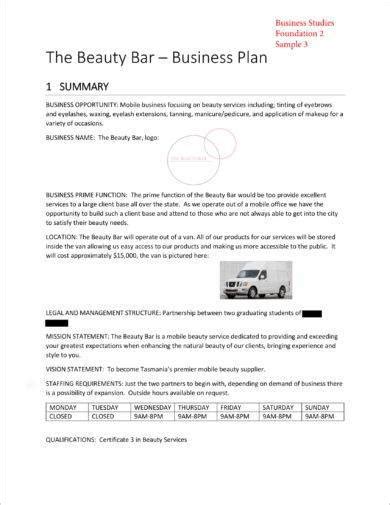 Bar Business Plan 15 Examples Format Pdf Examples