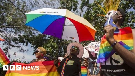 ugandan activists celebrate at gay pride rally bbc news