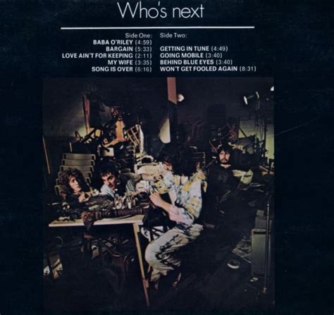 August 14 The Who Released “whos Next” In 1971 All Dylan A Bob Dylan Blog