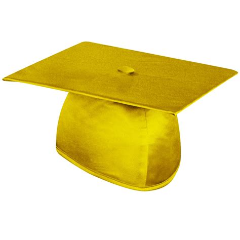 Shiny Gold Cap Elementary School Graduation World