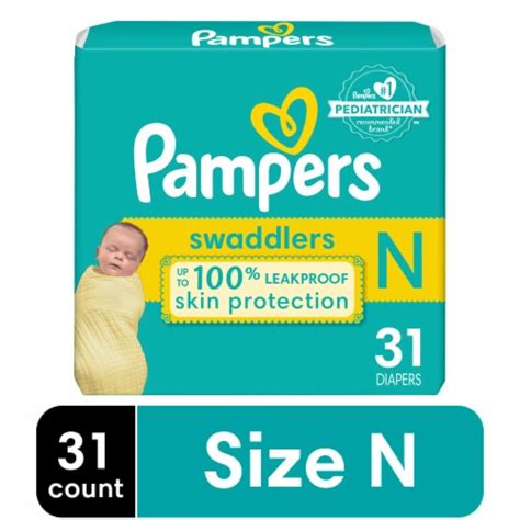 Pampers Swaddlers Newborn Baby Diapers Size 0