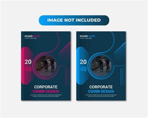 Premium Vector Creative Corporate Book Cover Design Template