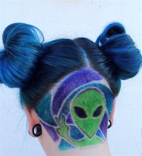 Wichita 🌻 Hair Artist 🎨 On Instagram We Come In Peace 🏻 👽 Alien