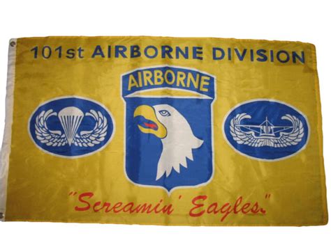 3x5 Yellow 101st Airborne Division Screamin Screaming Eagles Flag 3x5