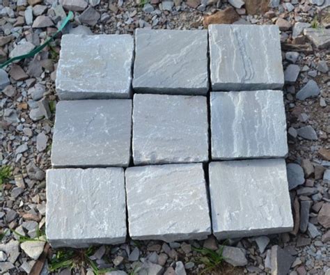 Kandla Grey Sandstone Cobbles Natural Stone Depot Pvt Ltd