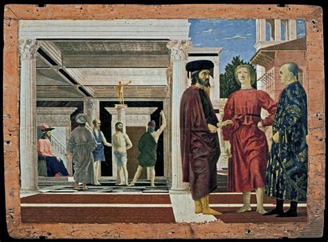 The Flagellation Of Christ C1445 1450 Piero Della Francesca
