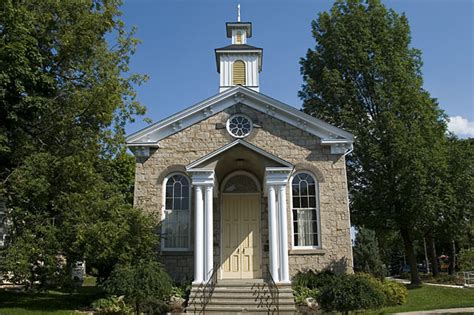 The Front Of The Town Hall At Historical Hamilton