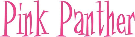 Pink Panther Font Free Vector Download 3920 Free Vector For