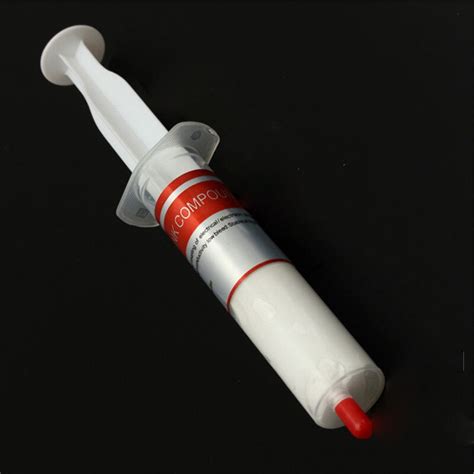 30g Thermal Grease Paste Syringe Tube Paste Pc Cpu Heatsink Radiator