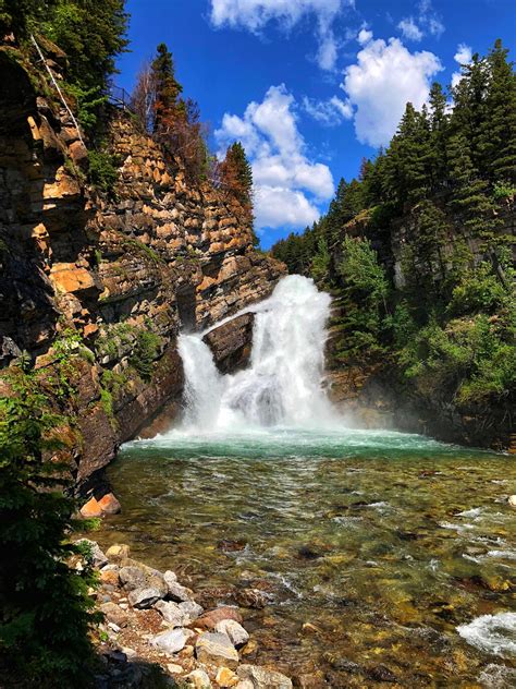 Cameron Falls Watertown Alberta Imagesocket