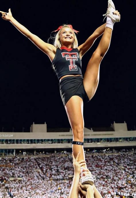 Pin By Angel😇 On College Cheer Pinterest Texas Tech Cheer And Cheerleading