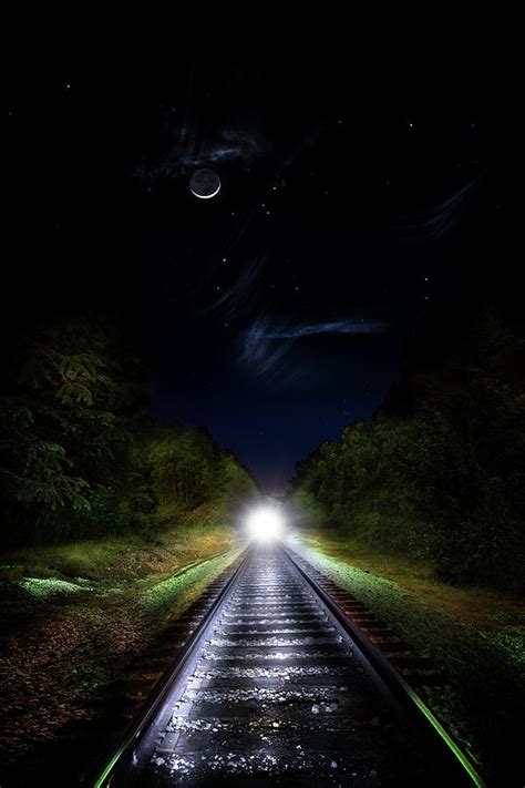 The Midnight Train Photograph By Mark Andrew Thomas Fine Art America