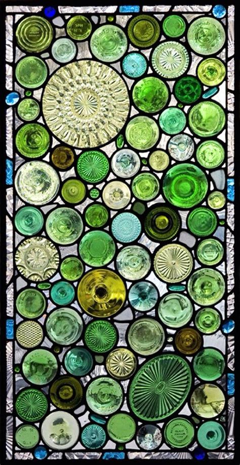 Ufansius — Green Bottoms Window Daniel Maher Recycled Glass Bottles Recycled Glass Glass