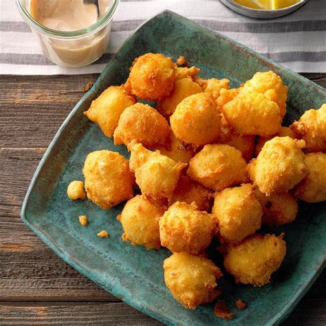 A shell or outer covering, especially when. Hush Puppies Recipe | Taste of Home