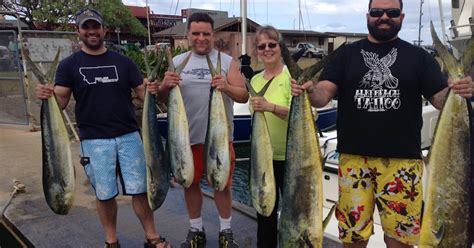 C Lure Fishing Chaters Kauai Hawaii March 12th Mahimahi Madness