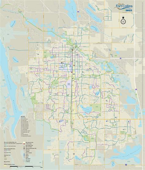 Fort Collins Colorado City Limits Map