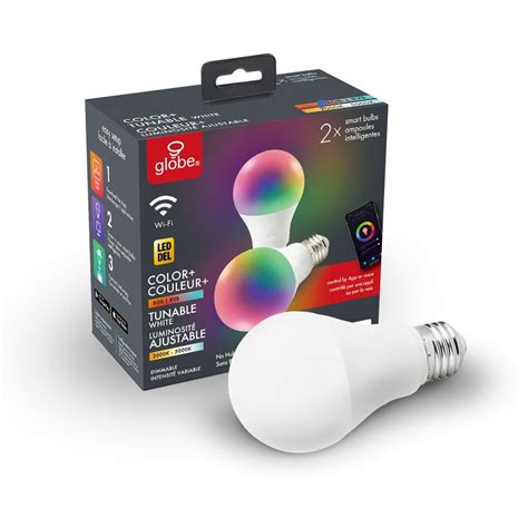 Globe Electric Wi Fi Smart 60w Equivalent Multicolor Changing Rgb