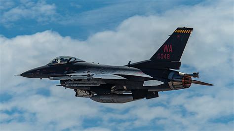 Weaponized Aggressor Squadron F 16 Fighting Falcon Looks Ready To Wreak
