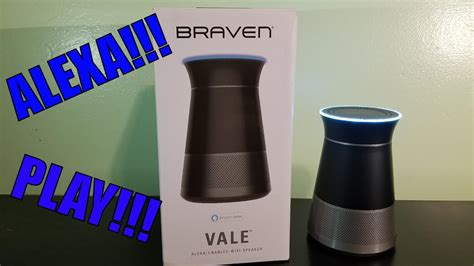 Unboxing And Set Up Of The Brand New Braven Vale Alexa Speaker Youtube
