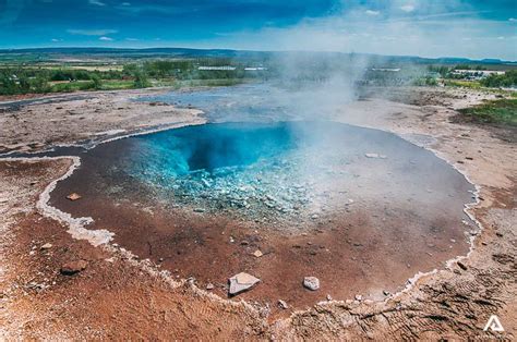 Geothermal Hot Springs And Geysers In Iceland