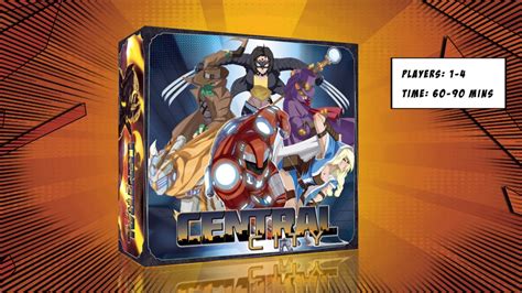 Kickstarter Central City Heroes A 1 4 Player Co Operative Superhero