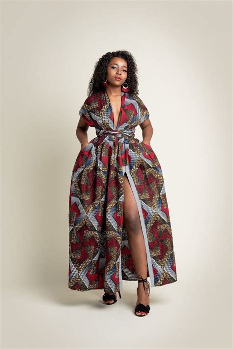 19 Traditional African Wrap Dress Png