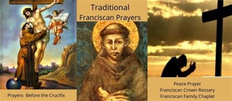 Traditional Franciscan Prayers Secular Franciscan Order Usa