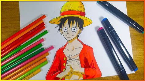 Como Desenhar o LUFFY Passo a Passo Fácil e Rápido One Piece YouTube